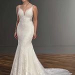 Vestido de Novia Estilo Sirena Espectacular Cola. Ref. MVN77TM3
