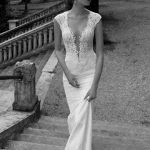 Vestido de Novia Sirena Escote en V Espalda tipo Ilusi?n con Apliques. Ref. MVNEJ82X