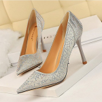 Zapatos en Sat?n con Brillos y Formas Ref. Q_Z_1236